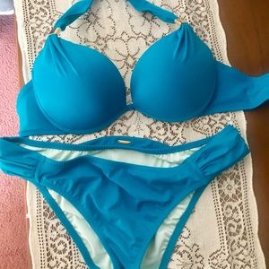 Victoria’s Secret Teal Push-Up Bikini
